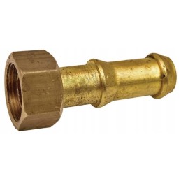 Tiesi žalvario siurblio jungtis, skersmuo 19 mm