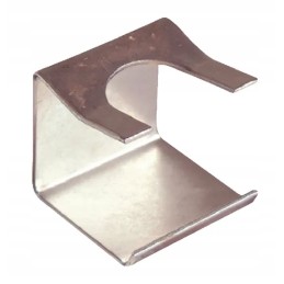 Lakštinio metalo spaustukas purkštuvo korpusui