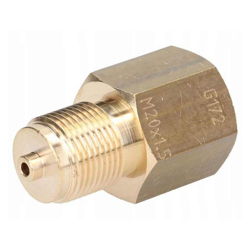 Žalvarinė manometrinė jungtis m20x1 5xg1 2 polmo
