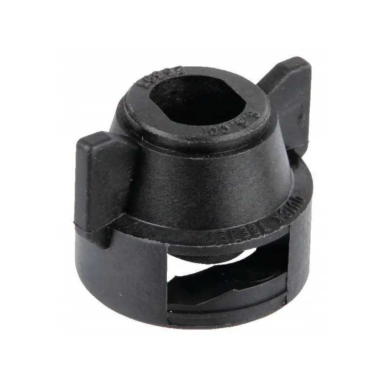 Bajonetinis purškimo dangtelis su juodu tarpikliu