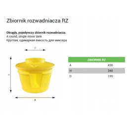 Polietileno purkštuvo įleidimo bakas