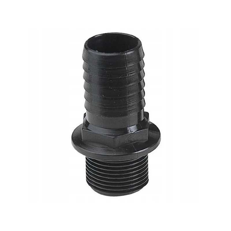 Tiesi žarnos jungtis, išorinis sriegis 3 4, 25 mm žarna