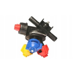 Pasukama purkštuvo galvutė su vožtuvu