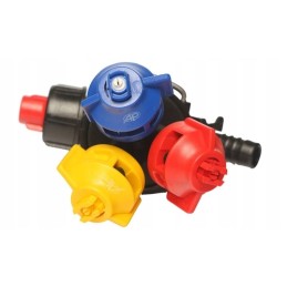 Pasukama purkštuvo galvutė su vožtuvu