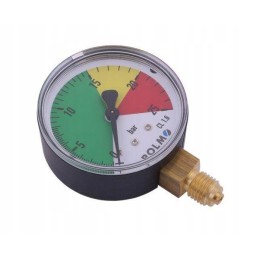 Sausas manometras m63 0 25 bar sriegis m12x1 5 apatinis p