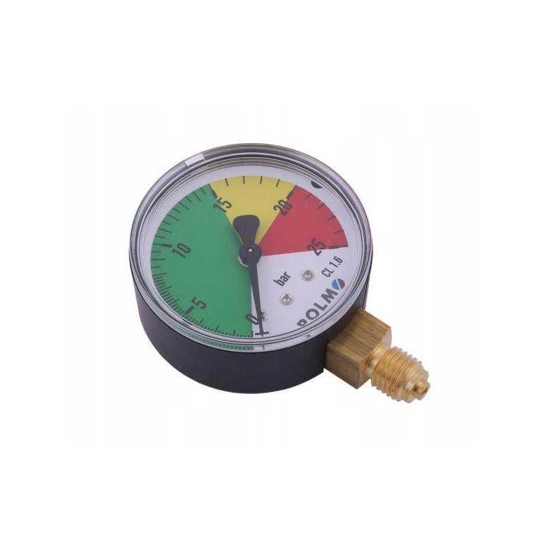 Sausas manometras m63 0 25 bar sriegis m12x1 5 apatinis p