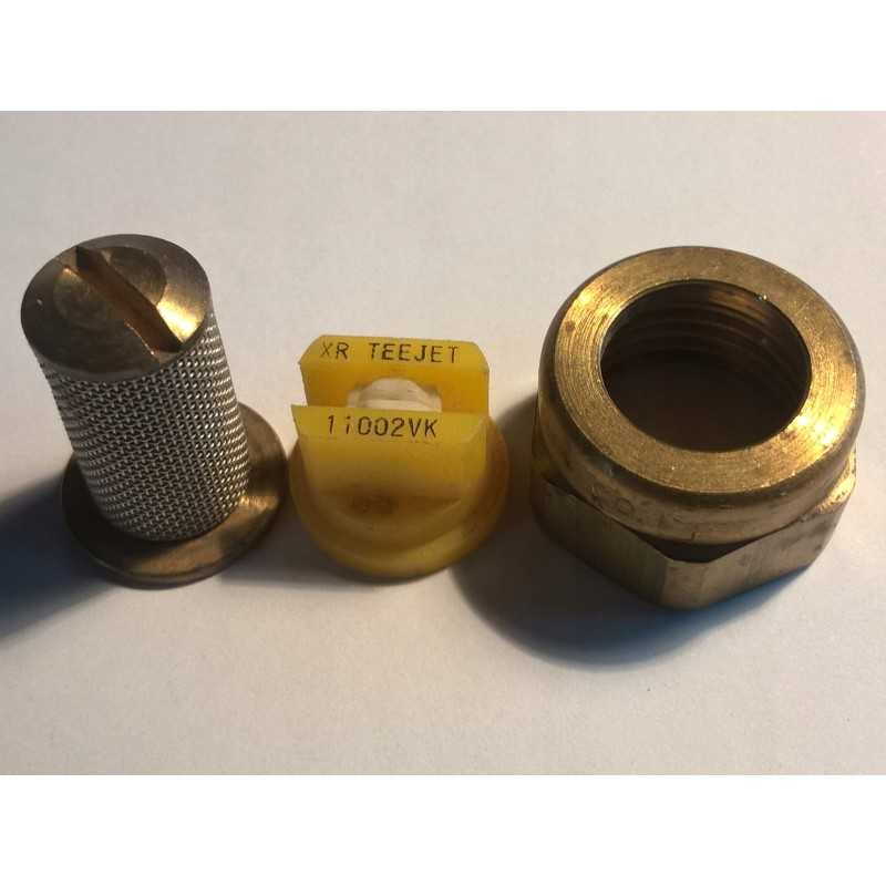 Purkštuvas XR Teejet 11002 VK su filtru ir dangteliu