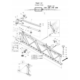Amazon purkštuvo sijos išskleidžiama pavara