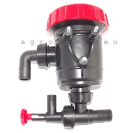 Apatinis purkštuvo siurbimo filtras, skersmuo 32, su vožtuvu