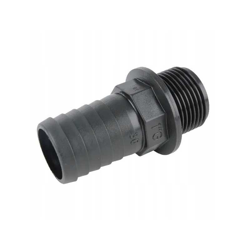 Tiesi žarnos jungtis, išorinis sriegis 1, 30 mm žarna