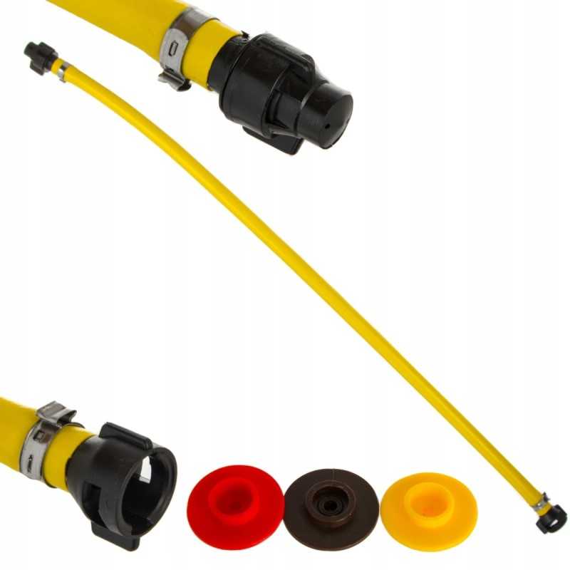 Viena užpildymo žarna RSM 07 70cm su 4 angomis