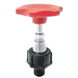 Droselio vožtuvo veleno-svirties mechanizmas