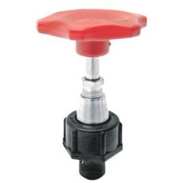 Droselio vožtuvo veleno-svirties mechanizmas