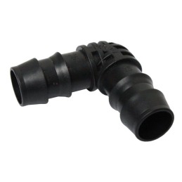 19 mm vienodo praėjimo purkštuvo alkūnė