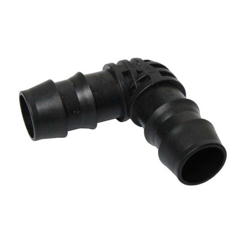 19 mm vienodo praėjimo purkštuvo alkūnė