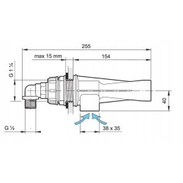 Maišytuvas purškimui 2mm keram 5022132 arag