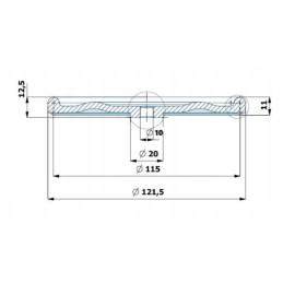 Siurblio slėgio diafragma p 100 p 145 agroplast