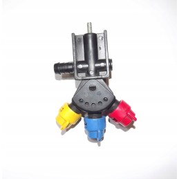 Pasukamas galas purkštuvo galvutė, 3 skyriai, M6