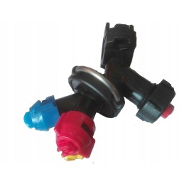 Trijų padėčių besisukanti purkštuvo galvutė