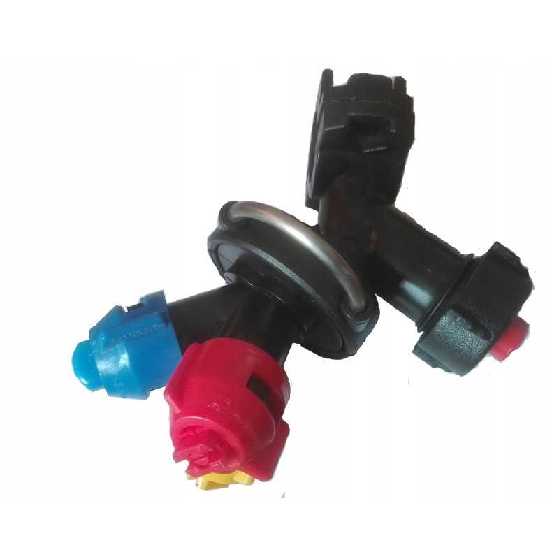 Trijų padėčių besisukanti purkštuvo galvutė