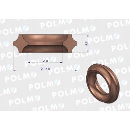 Srieginio sujungimo sandariklis 3 8 1 2 ir m20x1 5