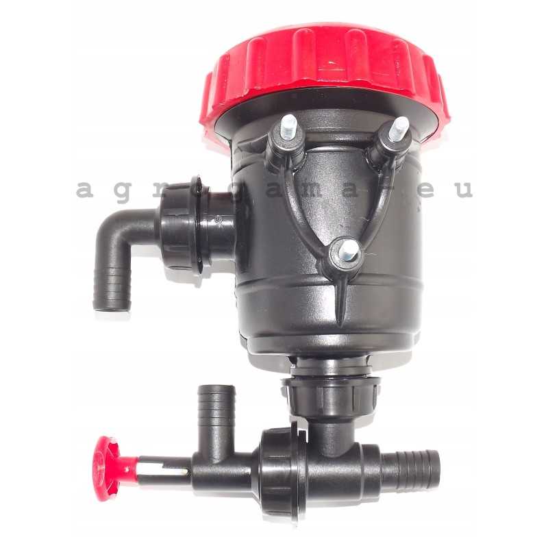 Apatinis purkštuvo siurbimo filtras, skersmuo 25, su vožtuvu