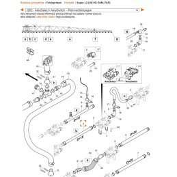 Amazone darbinio skysčio vamzdelis d 16 938371