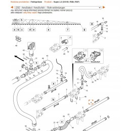 Amazone darbinio skysčio vamzdelis d 24 938374