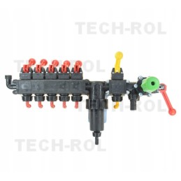 5 sekcijų duro valdymo purkštuvo skirstytuvas