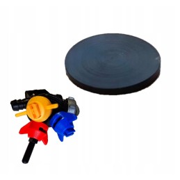 Membraninis tarpiklis purkštuvo galvutės vožtuvui