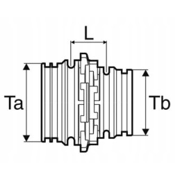 Sumažinamas kūgis su įdėta mova t6 t5 259156 art