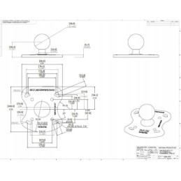 Tvirtinimo kronšteinas su guminiu kamuoliuku 1 5 rėmeliai
