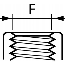Adapteris 1 4 vidinis qj14tnyb teejet