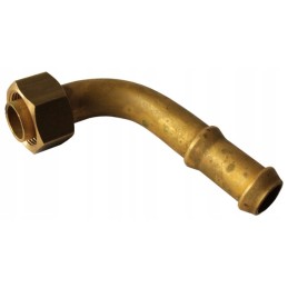 Žalvarinė alkūnė, skersmuo 19 mm, purkštuvas