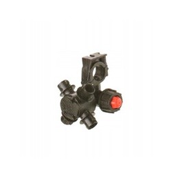 Keturių padėčių besisukanti purkštuvo galvutė