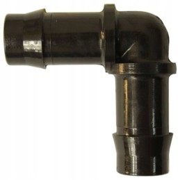 90 vienodo praėjimo alkūnė jungiama prie 16 mm žarnos