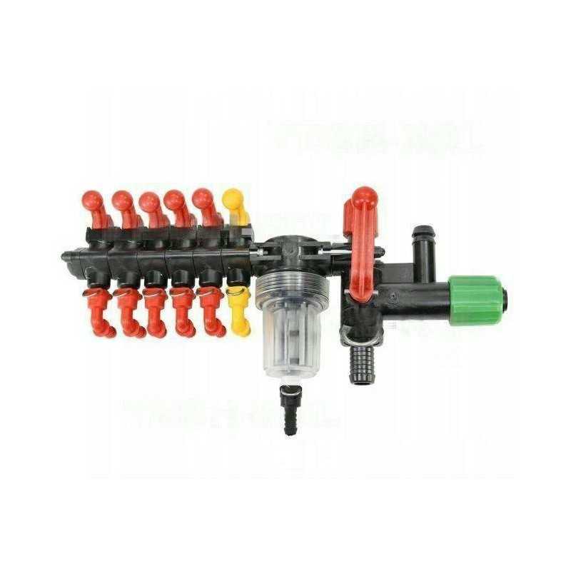 6 sekcijų Biard tipo skirstytuvas