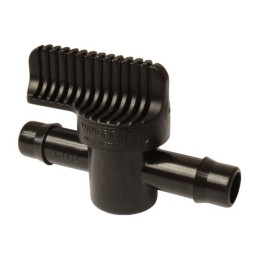 Drėkinimo vožtuvas vqa 12 skirtas 12 mm žarnos purkštuvui