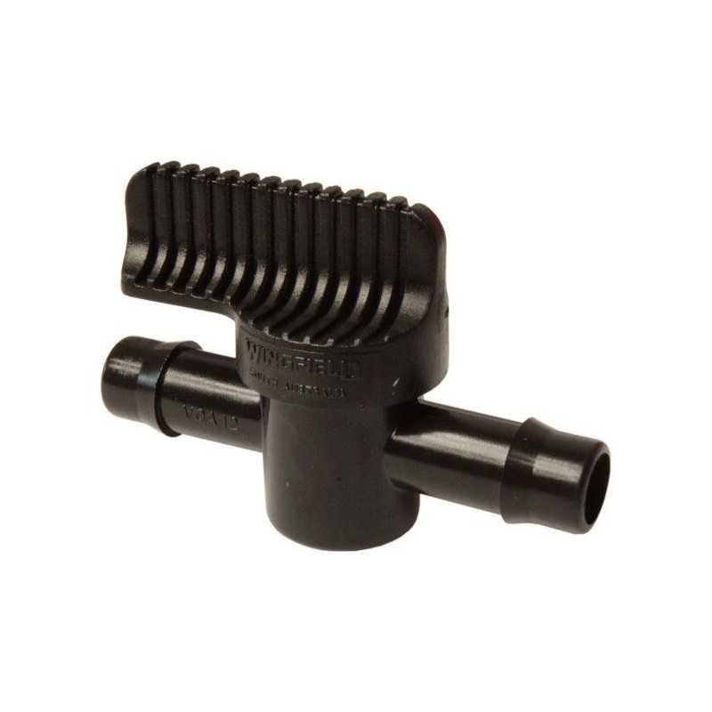 Drėkinimo vožtuvas vqa 12 skirtas 12 mm žarnos purkštuvui