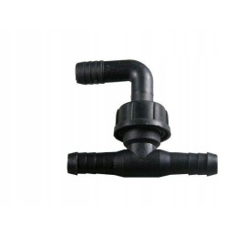 Plastikinis trišakis su alkūne fi 12 5 mm purškimui