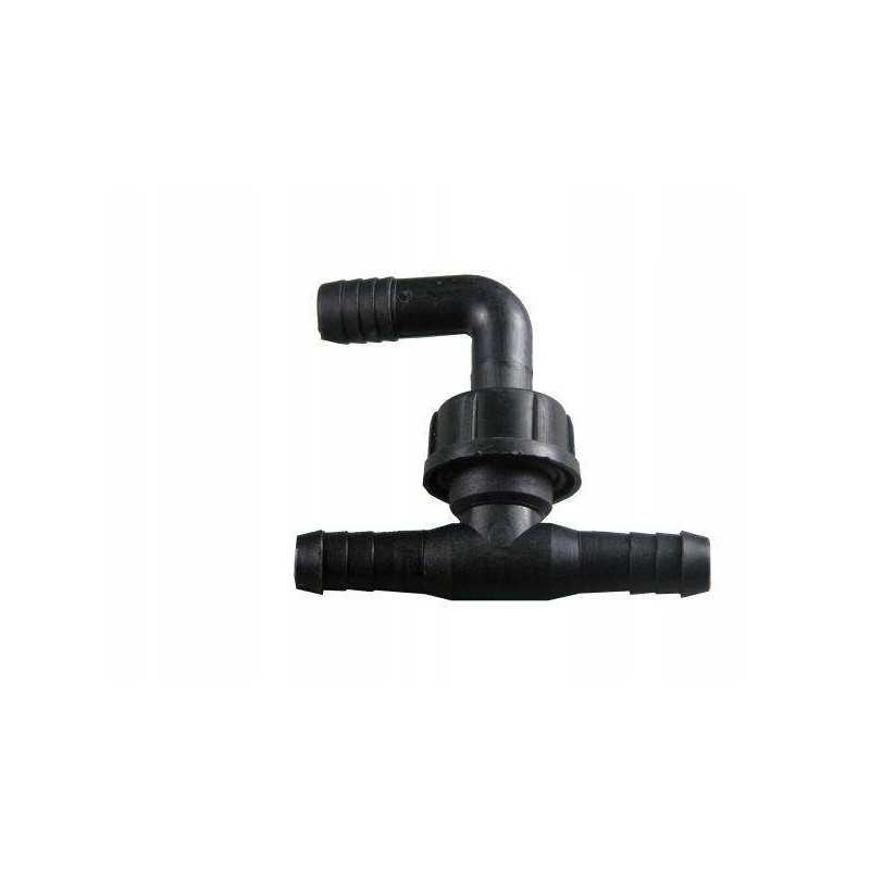 Plastikinis trišakis su alkūne fi 12 5 mm purškimui