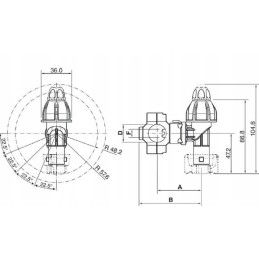 Purkštuko korpusas su laikikliu 1 2 10mm 4063845cv