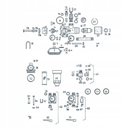 Purkštuvo slėgio reguliatoriaus komplektas, originalus rau
