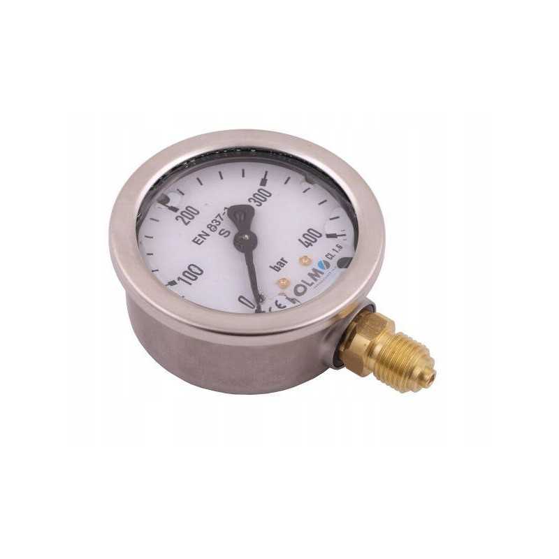 Glicerino manometras m63 0 400 bar g1 4 polmo