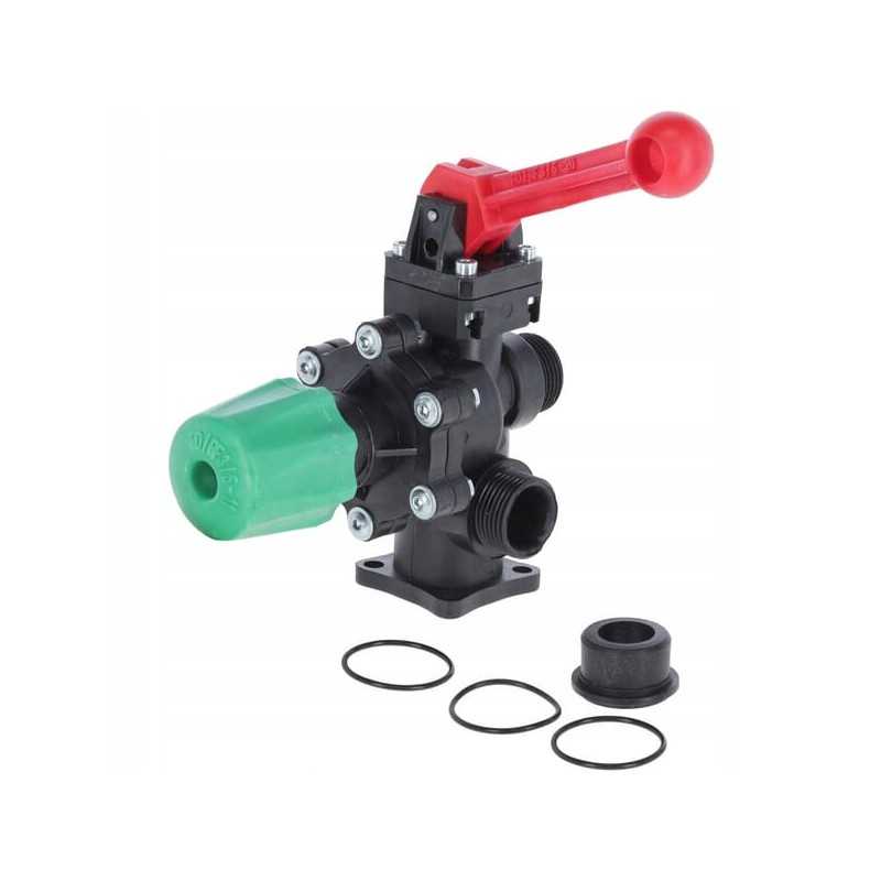 Pagrindinė sekcija su Biard skirstytuvo reguliatoriumi