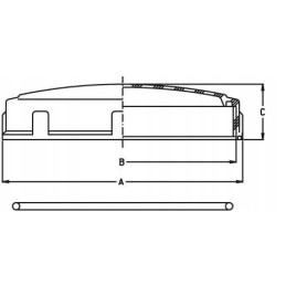 Užsukamas dangtelis oe 122 mm