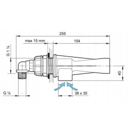 Maišytuvas skirtas purkšti 2 mm keramiką