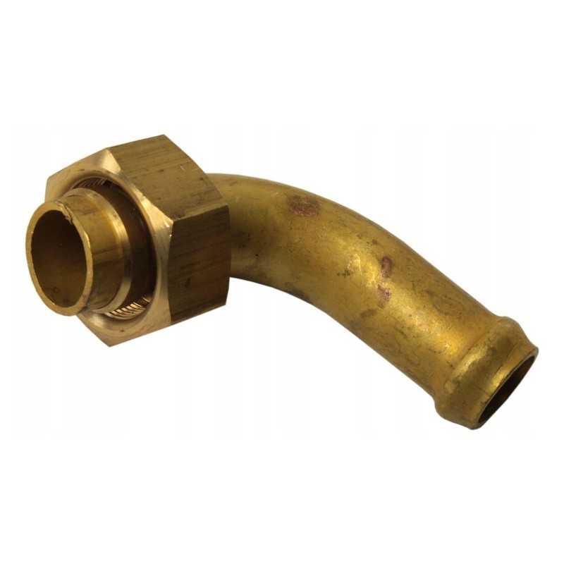 Žalvarinė alkūnė purkštuvui 25 mm žarnai