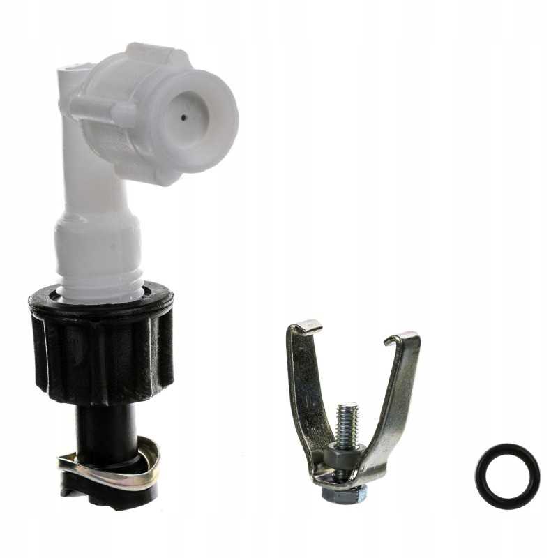 Spindulio purkštuvo alkūnė, vamzdis, komplektas