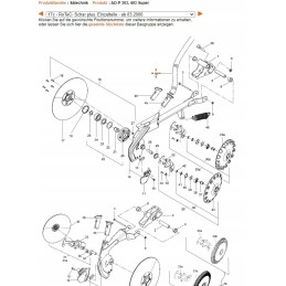 Amazone spiralinė žarna fi 30 mm AP331 AP670